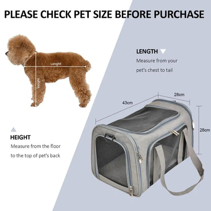 Dog Carrier Soft Side Backpack