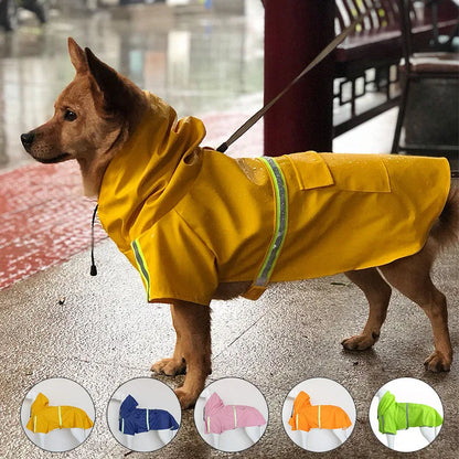 Big Dog Cape-style Pet Raincoat