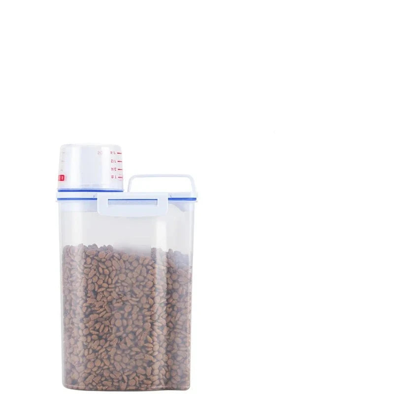 Pet Food Storage Pail with Measuring Cup