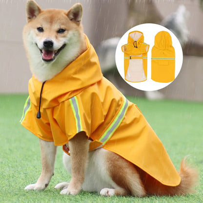 Big Dog Cape-style Pet Raincoat