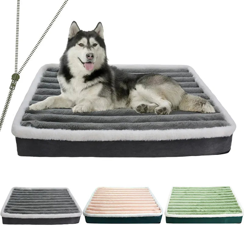 Dog Bed Mat with Zipper Pet Mattress