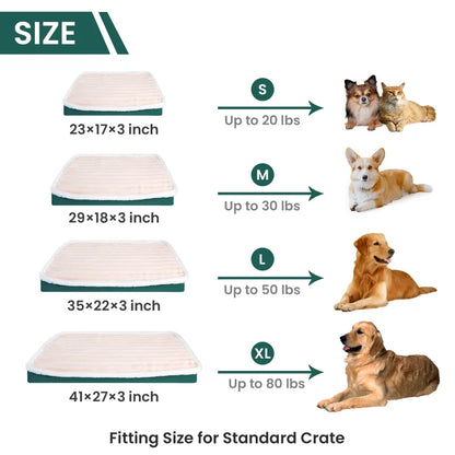 Dog Bed Mat with Zipper Pet Mattress