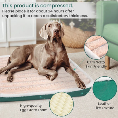 Dog Bed Mat with Zipper Pet Mattress