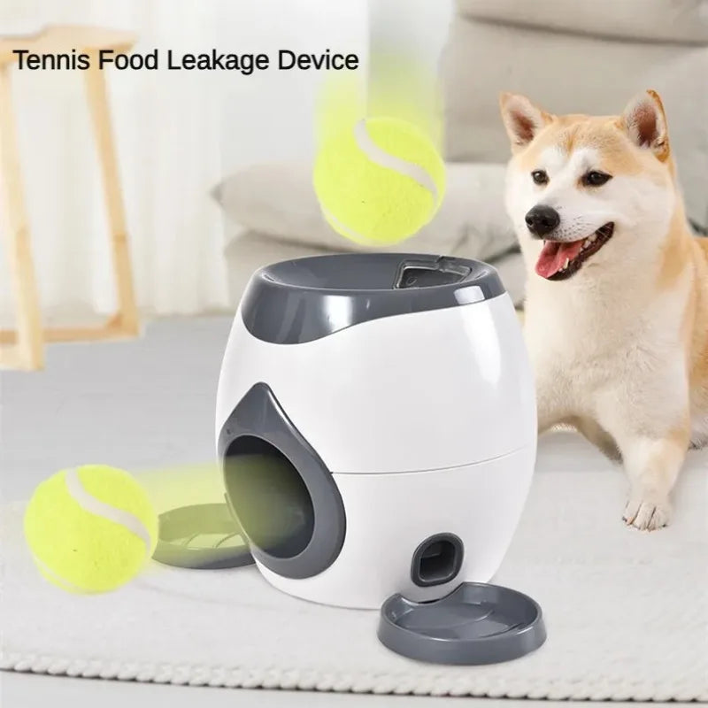 Interactive Dog Tennis Machine